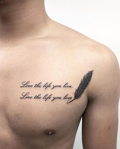 Tattoo Quotes About Life Motivation, Tattoo Messages, Chest Tattoo Text, Chest Tattoo Writing, Chest Tattoo Fonts, Tattoos Torso, Tattoo Peito, Chest Tattoo Quotes, Tattoo Writing Fonts