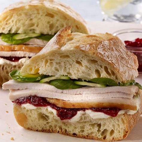 Turkey Prosciutto Sandwich, Paninis, Ciabatta Turkey Sandwich, Turkey Cranberry Sandwich Recipes, Turkey Ciabatta Sandwich, Turkey And Cranberry Sandwich, Ciabatta Sandwich Recipes, Cranberry Sauce Sandwich, Turkey Cranberry Sandwich