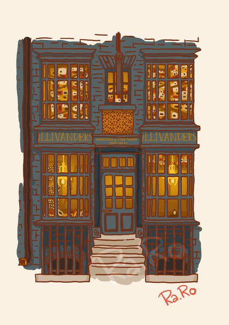 Harry Potter Diagon Alley, Harry Potter Illustrations, Anniversaire Harry Potter, Septième Art, Diagon Alley, Potter Art, Harry Potter Drawings, Harry Potter Obsession, Wizarding World Of Harry Potter