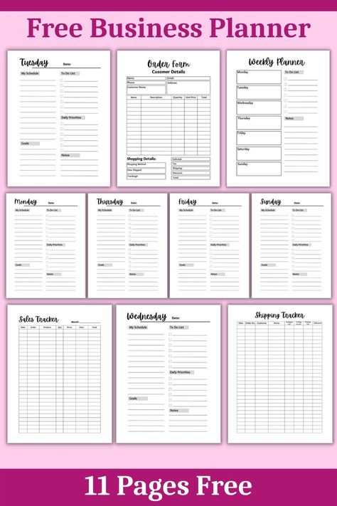 Hi, here I am sharing with you 11 free small business planner template. You will get daily planning pages, shipping tracker, sales tracker, order form, weekly planner. This printable free business planner template will help you to stay organized and grow your business. You will get all the pages in my etsy shop. Click the link given on the PDF file or scan the QR code. This business planner template contains a social media planner, various types of order forms, tracker, finance section etc. Amigurumi Patterns, Organisation, Business Planner Free, Business Planner Printables, Business Planner Template, Planner Template Free, Business Binders, Small Business Marketing Plan, Template Free Printable