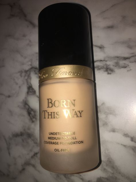 Two Faced Born This Way Foundation 😍❤️ Two Faced Born This Way Foundation, Two Faced Foundation, Born This Way Foundation, Aesthetic Foundation, Makeup Wishlist, Two Faced, Makeup Tut, Too Faced Foundation, Born This Way