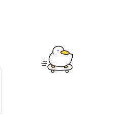 Mini Duck Drawing, Rubber Duck Drawing Simple, Ducks Doodle, White Duck Drawing, Ducky Drawings, Rubber Duck Doodle, Cute Animated Duck, Cute Duck Doodles, Duck Doodle Cute