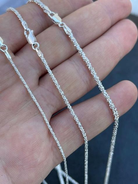 Hey, I found this really awesome Etsy listing at https://www.etsy.com/listing/962082438/mens-womens-hand-made-925-sterling Mens Sterling Silver Jewelry, Silver Chain For Men, Gold Gifts, Jewelry Lookbook, Silver Sparkle, Mens Jewelry Bracelet, Jewelry Design Necklace, Rope Necklace, Sterling Silver Mens