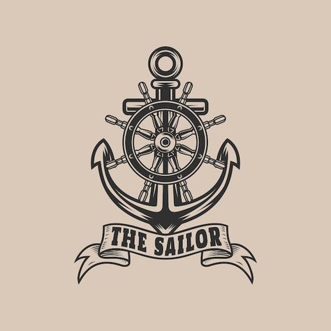 Sailor Wallpaper Sea, Ship Logo Design Ideas, Jangkar Logo, Logo Jangkar, Navy Logo Design, Navy Girlfriend Quotes, Ship Logo Design, Anchor Logo Design, Graphic Design Inspiration Logo