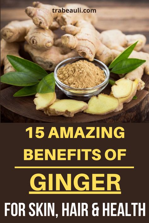 Flavour of ginger in many Indian cuisines as it prevents the loss of appetite and is a natural pain reliever. Check out the blog to see some amazing benefits of ginger for Hair, Skin and Health. #benefitsofginger #skin #hair #health #ginger #howtouseofginger Ginger Nutrition Facts, Fresh Ginger Benefits, Ginger Benefits Health, Ginger Soap Benefits, What Is Ginger Good For, Benefits Of Ginger Shots, Ginger Powder Benefits, Benefit Of Ginger, Ginger Root Benefits