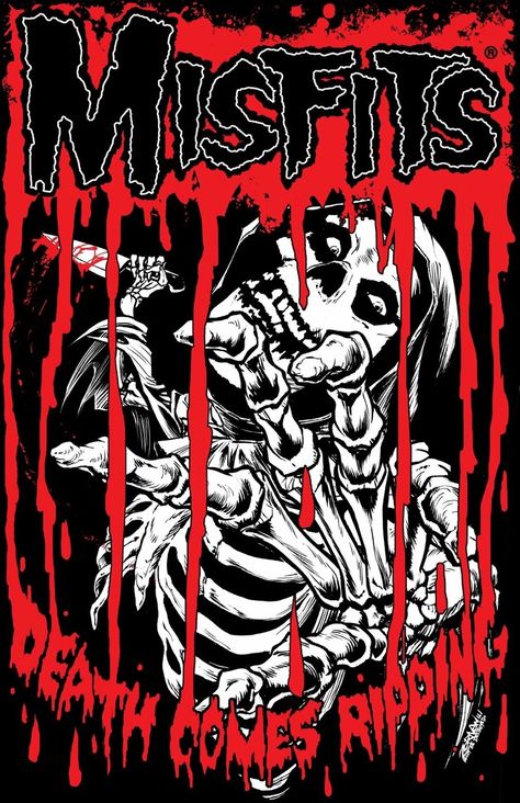 Misfits Band Art, Misfits Poster, Pop Culture Posters, Misfits Band, Rock Poster Art, Arte Punk, Horror Punk, Punk Poster, Rock Band Posters