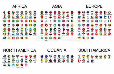 Vector set official national flags of the world. Country round shape flags collection with detailed emblems. stock illustration National Flags Of The World, World Flags With Names, All World Flags, United Nations Flag, All Country Flags, World Country Flags, Science Facts Mind Blown, County Flags, Countries And Flags