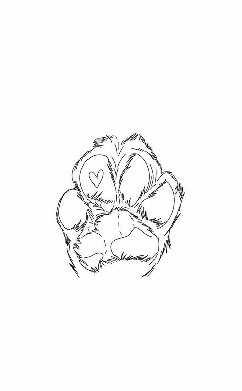 Dogs Paw Drawing, Tattoo Color Test Ideas, Bernese Mountain Dog Outline Tattoo, Animal Head Outline, Big Fine Line Tattoo Ideas, Fine Line Puzzle Piece Tattoo, Passed Pet Tattoo, Paw Prints Aesthetic, Fine Line Dog Paw Print Tattoo