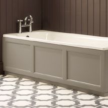 Roper Rhodes Hampton 1700mm Front Bath Panel - Various Colour Options Medium Image Bath Panelling, Bath Panel Ideas, Portugal Decor, Tub Skirt, Steam Shower Enclosure, Bath Panels, Paneling Makeover, Roper Rhodes, Children's Bathroom