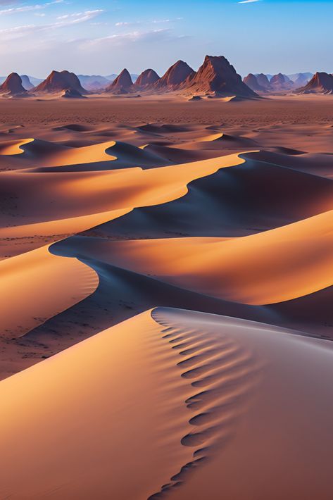 Tes, Desert Dunes Illustration, Sand Desert Aesthetic, Sand Dunes Photography, Sand Dune Painting, Sand Dunes Aesthetic, Deserts Aesthetic, Desert Reference, Sand Dunes Painting
