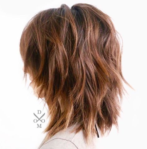 60 Most Beneficial Haircuts for Thick Hair of Any Length Shaggy Layered Hairstyles, Κούρεμα Bob, Thick Frizzy Hair, Modern Shag Haircut, Haircuts For Thick Hair, Medium Shag Haircuts, Thick Hair Cuts, Thick Wavy Hair, Short Shag Hairstyles