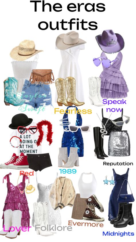 Taylor Swift eras your outfits #taylorswift #outfitinspo Couture, Speak Now Outfits Eras Tour Ideas, Concert Outfit Taylor Swift Ideas, Taylor Swift Fan Outfits, Eras Tour Bestie Outfits, Eras Tour Simple Outfits, Outfit Ideas For Taylor Swift Concert, Eras Tour Outfits Cold Weather, Eras Tour Concert Outfit Ideas