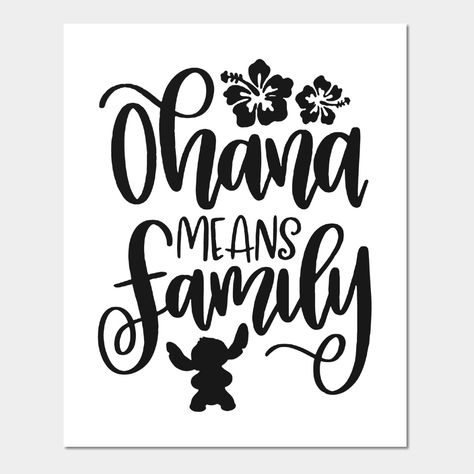 Ohana Means Family Quote, Ohana Means Family Svg, Mean Family Quotes, Ohana Svg, Disney Writing, Kawaii Diy Crafts, Disney Drawings Sketches, Idee Cricut, Family Ornaments