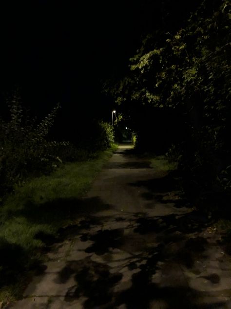 Night Walking Aesthetic, Rainy Wallpaper, Late Night Walks, Calming Pictures, Y2k Photos, Night Walks, Village Photos, Night Forest, Cute Tumblr Wallpaper