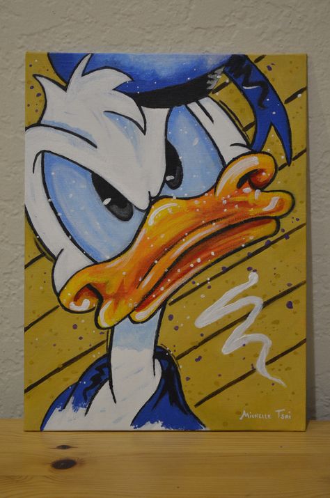 Croquis, Donald Duck Painting, Donal Bebek, Donald Duck Art, Donald Duck Drawing, Disney Pop Art, Duck Drawing, Watercolor Disney, Cocoppa Wallpaper