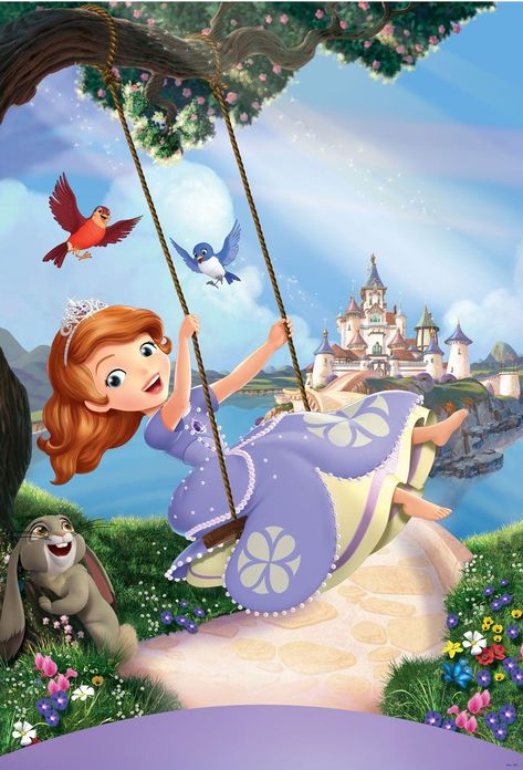 Disney Castle Drawing, Sofia The First Cartoon, Disney Princess Background, Sofia The First Characters, Ariel Wallpaper, Princess Sofia Birthday, Princess Sofia Party, Princesa Sophia, Disney Princess Sofia