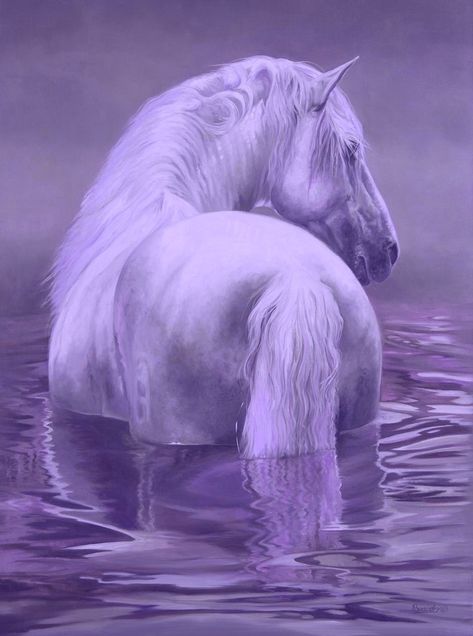 Mauve horse Purple Horse Aesthetic, Purple Horse, Zodiac Academy, Purple Animals, Horse Aesthetic, Purple Unicorn, Mythological Creatures, Purple Wallpaper, Purple Aesthetic