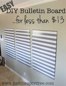 The Fun Cheap or Free Queen: The bulletin board of all bulletin boards...DIY for less than $12! (...and it's GIANT!) Organisation, Bulletin Boards Diy, Diy Bulletin Board, Displaying Kids Artwork, Casa Clean, Info Board, Prayer Wall, Youth Room, Casa Diy