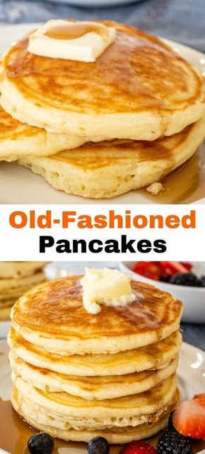 Classic Pancake Recipe, Homemade Pancake Recipe, Best Pancake Recipe, Pancake Recipe Easy, Homemade Pancakes, Breakfast Recipes Casserole, Breakfast Brunch Recipes, Pancake Recipe, Breakfast Dishes