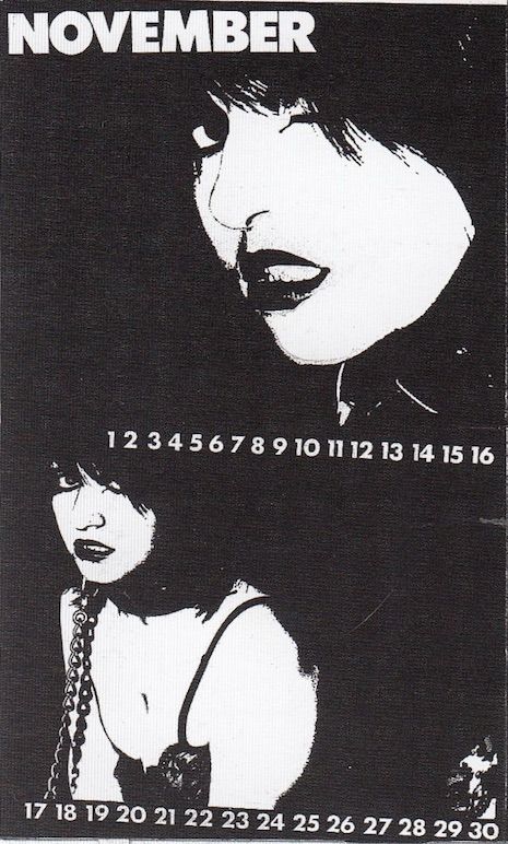 Lydia Lunch, Blue Calendar, No Wave, Punk Poster, Fashion Calendar, Punk Design, Punk Art, Parsons School Of Design, Printable Calendar Template