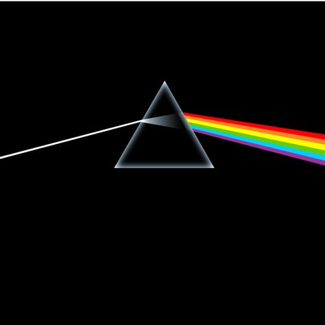 pink floyd "dark side of the moon" Rockband Logos, Pink Floyd Cover, Rock Album Cover, Pink Floyd Album Covers, Famous Album Covers, Storm Thorgerson, Atom Heart Mother, Greatest Album Covers, Classic Rock Albums