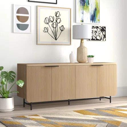 Willa Arlo Interiors Ludlow 69'' Wide Sideboard | Wayfair Wide Sideboard, Solid Wood Sideboard, Buffet Tables, Wood Sideboard, Accent Cabinet, Sideboard Buffet, Buffet Table, Kitchen Dining Furniture, Touch Of Modern
