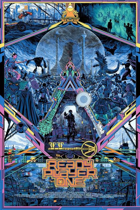 Ready Player One Book, Ready Player One Movie, Ready Player Two, Kilian Eng, By Kilian, Best Movie Posters, Ready Player One, Player One, Movie Posters Design