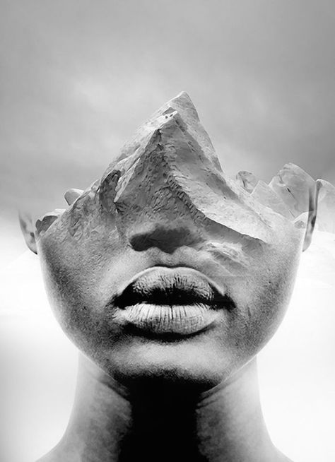 Spain-based artist Antonio Mora is an image cocktail mixer, as he calls himself on his official page. He creates stunning composite artworks out of ordinary images that he finds on the internet. His results are beautiful, mesmerizing portraits that look like pictures from another world. Luxe Contemporary, Photographie Art Corps, Double Exposure Portrait, Double Exposition, Double Exposure Photography, Montage Photo, Landscape Canvas Art, Exposure Photography, Surrealism Photography