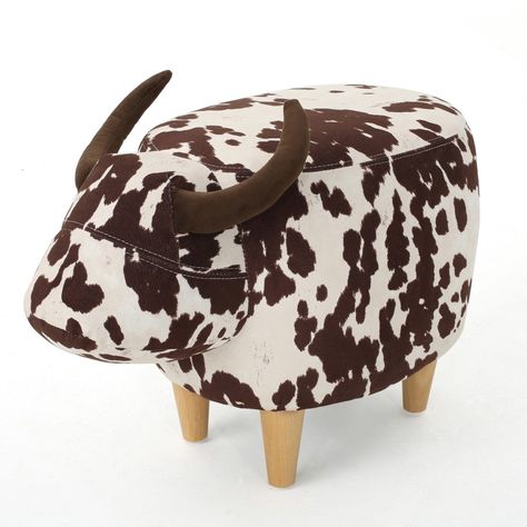 This Christopher Knight Home Bessie New Velvet Ottoman is perfect for those looking for a daring addition to their living room. Made from the highest quality velvet and set atop durable birch wood legs, this pet is sure to become a welcome addition to your family. Your child will love this ottoman in their room. They can use it as a seat to read a book or as an animal to play with. The whole family will be delighted with this Christopher Knight Home Bessie New Velvet Cow Ottoman. COW DESIGN: Our Cow Ottoman, Critter Sitters, Patterned Ottoman, Cowhide Ottoman, Wood Ottoman, Black Ottoman, Velvet Ottoman, Brown Furniture, White Cow