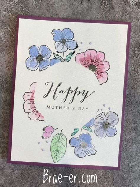 Cute Card For Mom Birthday, Mom’s Day Card, Handmade Gifts For Moms Birthday, Aesthetic Card Ideas For Mom, Cards For Birthday Mom, Mothers Day Cute Cards, Mother's Day Card Flowers, Birthday Card Mom Ideas, Card On Mothers Day