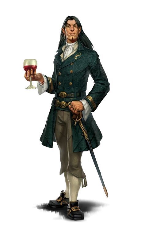 Male Half-Elf Aristocrat Noble - Pathfinder PFRPG DND D&D 3.5 5E 5th ed d20 fantasy Modern Elves, Dnd Elves, Half Elf, High Elf, Vampire Art, The Elder Scrolls, Dungeons And Dragons Characters, Fantasy Rpg, Medieval Fantasy