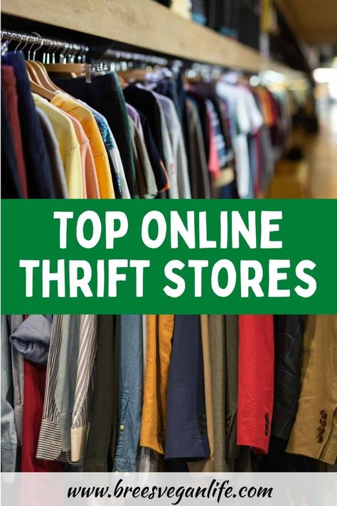 Where To Buy Vintage Clothes Online, Vintage Online Clothing Stores, Online Thrift Store Ideas, Thrift Business Ideas, Where To Buy Clothes Cheap, Thrift Online Shop, Shopping Apps Clothes, Brands To Look For At Thrift Stores, How To Thrift Shop For Clothes