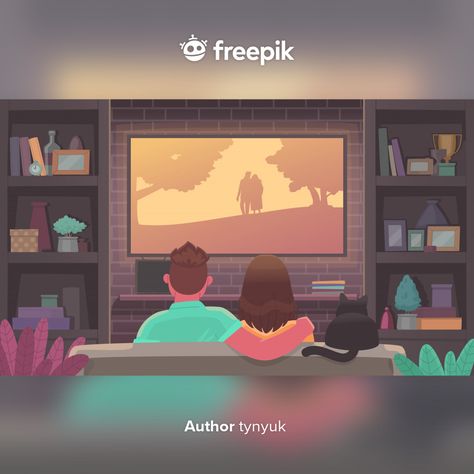 Couple Watching Netflix Together, Couples Watching Tv, People Watching Tv, Couple Watching Tv, Home Advertising, Doodle Diary, Vector Woman, Line Images, Man Sketch