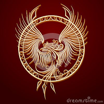 Phoenix Emblem in Circle Fenix Tattoo, Phoenix Artwork, Phoenix Bird Tattoos, Phoenix Images, Phoenix Tattoo Design, Phoenix Art, Phoenix Bird, Fire Bird, Phoenix Tattoo