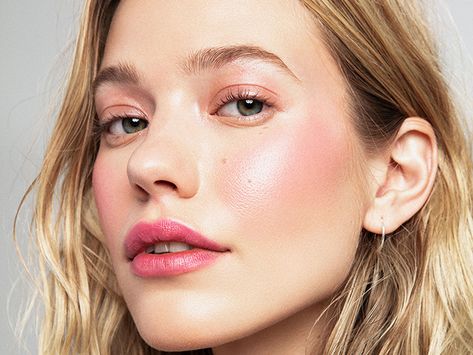 The 12 Best Cream Blushes for a Dewy Flush Eleven Makeup, Youthful Makeup, No Make Up Make Up Look, Kuas Makeup, Makeup Tip, Summer Makeup Looks, Glow Skin, Blush Highlighter, Laura Geller