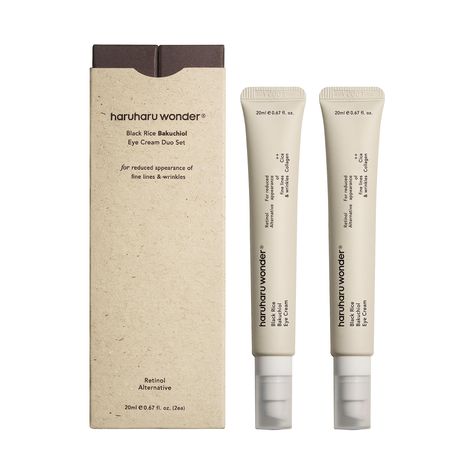 PRICES MAY VARY. Powerful anti-aging benefits: Haruharu Wonder Black Rice Bakuchiol Eye Cream is infused with bakuchiol, a natural alternative to retinol, known for its anti-aging properties. It helps reduce the appearance of fine lines, wrinkles, and crow's feet, promoting a youthful and radiant look. Nourishing and hydrating: This eye cream contains black rice extract, which is rich in antioxidants and vitamins. These nutrients help nourish the delicate skin around the eyes, improving elastici Haruharu Wonder, Natural Retinol, Retinol Alternative, Beauty Careers, Skin Lightening Cream, High Hair, Hydrating Toner, Black Rice, Cosmetic Design