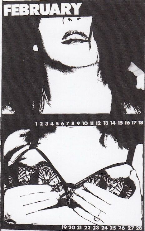This “fashion calendar” featuring Lydia Lunch, queen of New York’s no wave movement of the late 1970s, was executed by Julia Gorton for a class at Parsons School of Design in 1978. This was the same year that the seminal No New York compilation was released, including key contributions from Teenage Jesus and the Jerks, of which Lunch was the frontperson. Gorton, who today is a professor at Parsons, also designed flyers for Teenage Jesus and the Jerks, such the following: This calenda... Lydia Lunch, Thurston Moore, No Wave, Punk Poster, Fashion Calendar, Punk Art, I'm With The Band, Arte Pop, New Wall