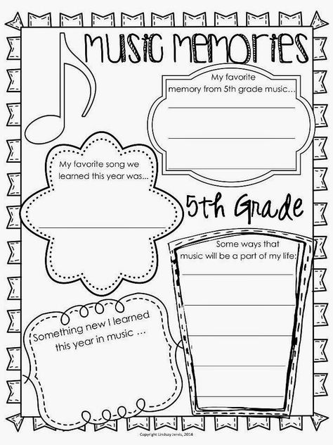 Music Assessments, Year Reflection, Music Printables, Elementary Music Class, Middle School Music, Elementary Music Lessons, Music Journal, Elementary Music Education, Music Curriculum