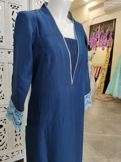 Smart Kurti Designs Latest, Plain Kurta Designs For Women Latest, Plain Kurti Patterns, Plain Kurta Neck Design, Simple Suit Neck Designs Indian Style, Plain Kurti Neck Designs, Half Band Neck Kurti, Plain Kurti Neck Designs Latest Fashion, Solid Kurti Designs Latest