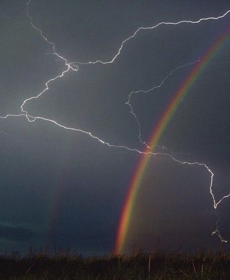 Dark Sky, A Rainbow, Rainbow