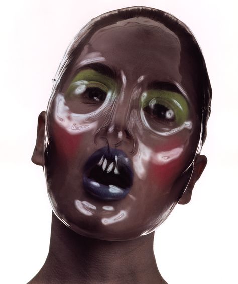 Clear Plastic Beauty Mask , New York, 1996 Dye transfer print © The Irving Penn Foundation Irving Penn, Irving Penn Portrait, Plastic Mask, Digital Photography Backdrops, Event Poster Design, Beauty Mask, Makeup Forever, Branding Photos, Photojournalism