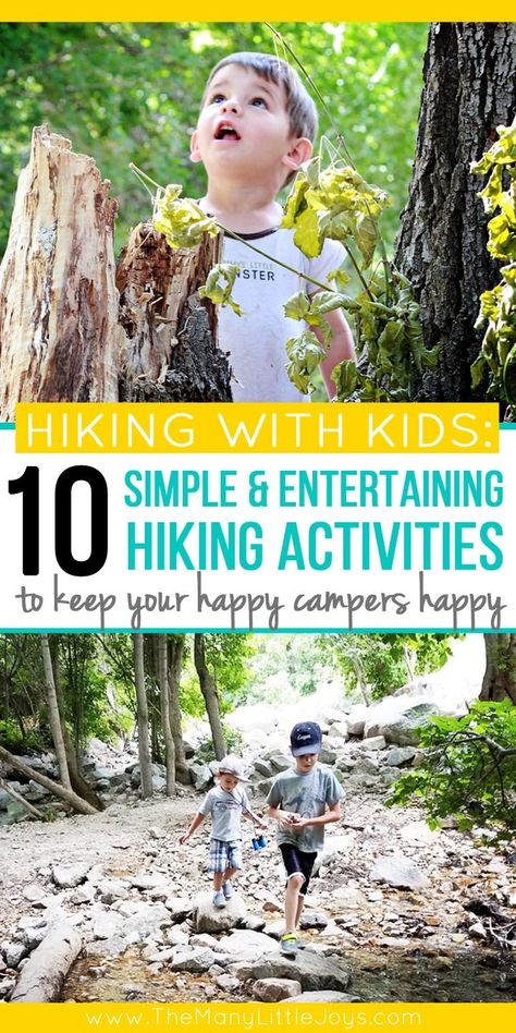 If you want to get your family out in nature, but you're tired of the complaints, try out these 10 activities that will make hiking fun for kids (and grown-ups, too). Hiking With Kids, Nature, Easy Outdoor Activities For Kids, Easy Outdoor Activities, Hiking Ideas, Out In Nature, Outdoor Fun For Kids, Simple Activities, Family Hiking