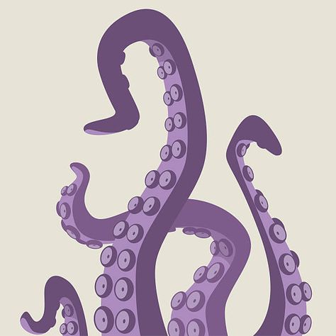 Octopus Tentacles Art, Tentacle Art, Halloween Wallpaper Iphone Backgrounds, Octopus Art, Halloween Wallpaper Iphone, Arte Sketchbook, Character Design Animation, Graffiti Lettering, Free Vector Graphics