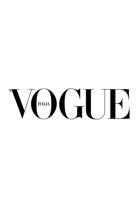 Nature, Vogue Logo Aesthetic, Vogue Template, Vogue Logo, Fashion Text, Vogue Poster, Zara Models, Fashion Editorial Layout, Italy Logo