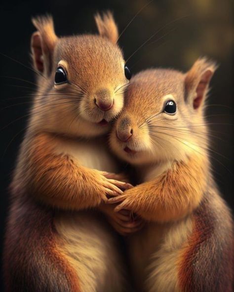 All About Squirrels Animal Hugs, Squirrel Pictures, Squirrel Art, Squirrel Funny, Cute Small Animals, Cute Animal Clipart, Cute Squirrel, Cute Animals Images, Cute Wild Animals