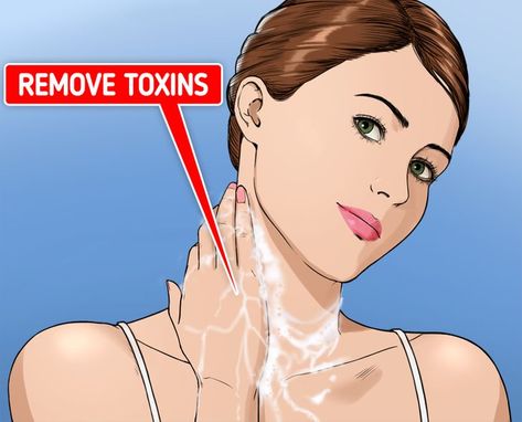 6 Tips to Make Your Neck Lines Go Away / Bright Side Neck Wrinkles Exercises, Dark Neck Remedies, Face Wrinkles Remover, Glowing Skin Secrets, Home Remedies For Warts, Warts Remedy, Neck Lines, Neck Problems, Wrinkle Remedies