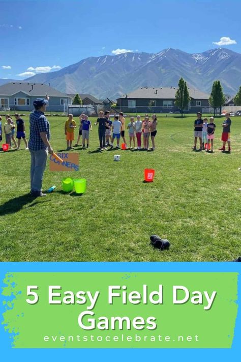 I've helped with Field day the last few years. Here are the games we play with our kids and how we organize the event! Teacher Appreciation Door Ideas, Track And Field Games, Feild Day, Sports Day Games, Sports Day Activities, Relay Race Games, Harry Potter Door, Relay Games For Kids, Teacher Appreciation Door