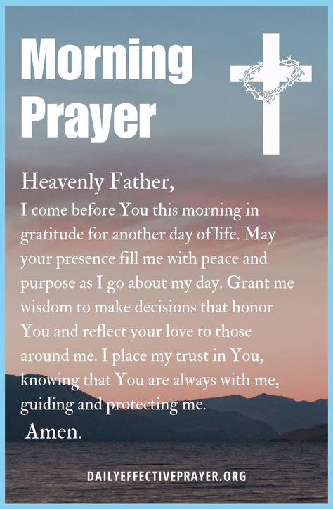 Begin each day with a prayer for strength and guidance. Explore powerful morning prayers to uplift your spirit and set a positive tone for the day. Learn more at DailyEffectivePrayer.org. Powerful Morning Prayers, Inspirational Morning Prayers, Daily Morning Prayer, Womens Bible, Powerful Morning Prayer, Prayer For My Family, Quotes To Start Your Day, Quotes Morning, Prayer For Guidance