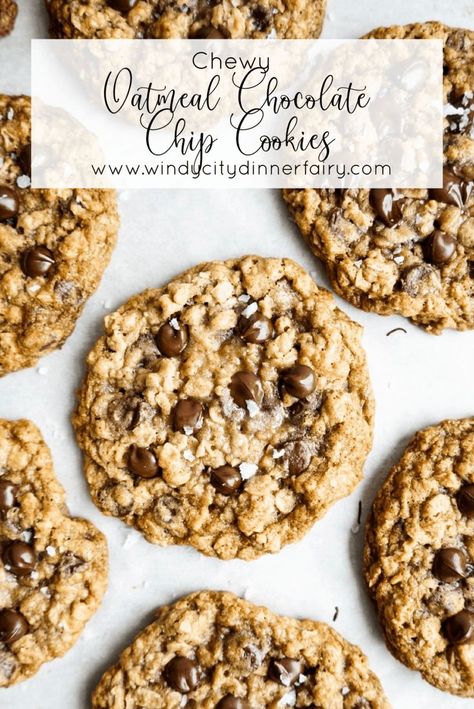 Cookie Recipes Oatmeal Chocolate Chip, Old Fashioned Oatmeal Chocolate Chip Cookies, Chocolate Cup Oatmeal Cookies, Choco Chip Oatmeal Cookies, Gooey Oatmeal Cookies, Bakery Oatmeal Chocolate Chip Cookies, Gooey Oatmeal Chocolate Chip Cookies, Chewy Chocolate Oatmeal Cookies, The Best Oatmeal Chocolate Chip Cookies