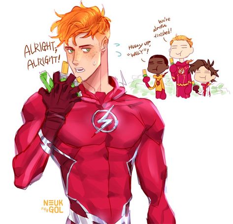 Wally West Fanart, Speedster Oc, Young Justice Oc, Flash Oc, Young Justice Wally, The Flash Art, Superboy Young Justice, Webtoon Artist, Dc Flash